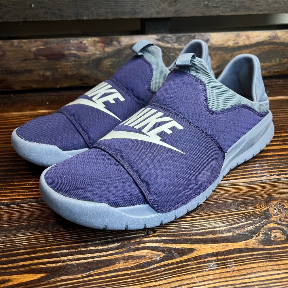 Nike Benassi Slip On Sneakers in Rare Purple Color